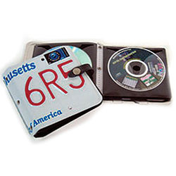 License Plate CD Case