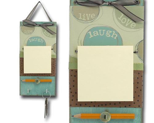 Post-It Note Holder - live laugh love