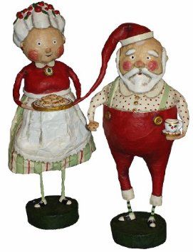 Mr and Mrs Claus by Lori Mitchell