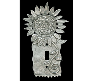 "Sunflower" switchplate cover by Leandra Drumm (#23)