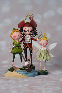 "Peter Pan", "Tinkerbell" and "Hook" by Lori Mitchell